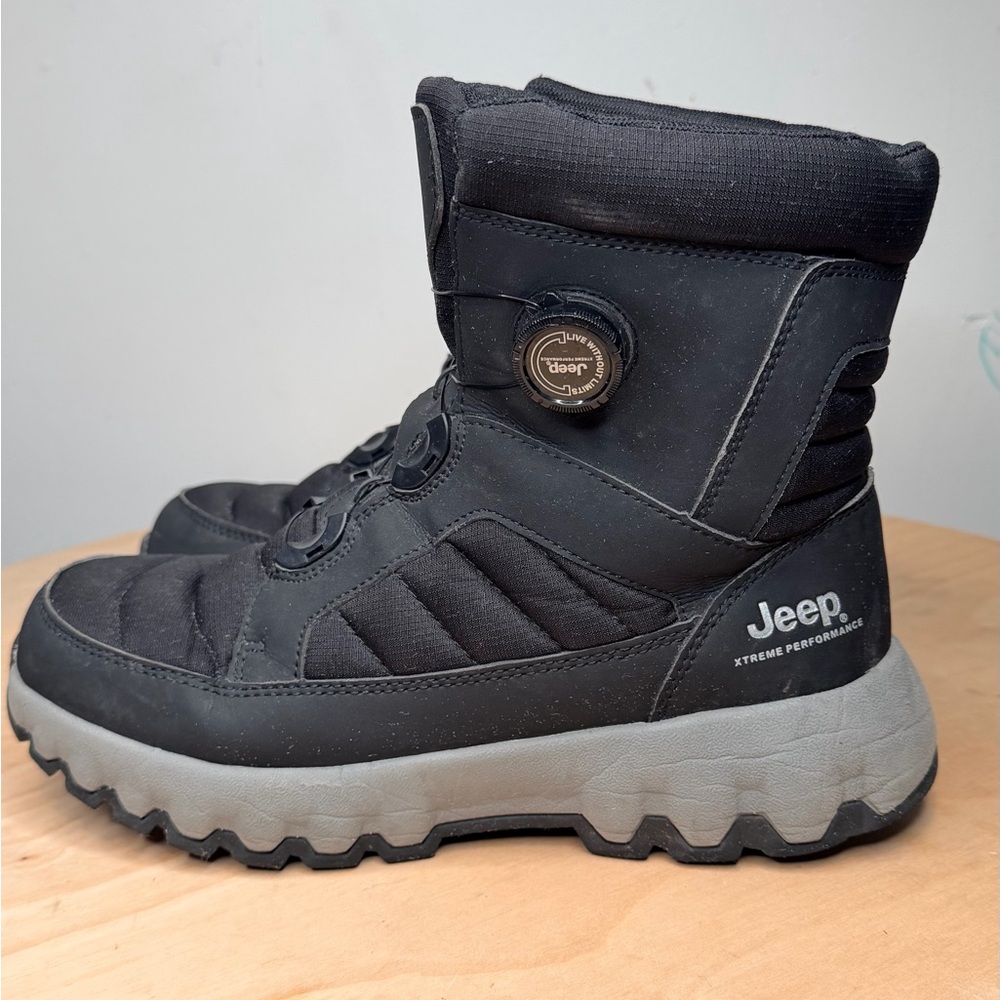 Jeep Unisex Snow Boots Winter Waterproof Tall Boots Size 8.5 Men’s 10 Women’s